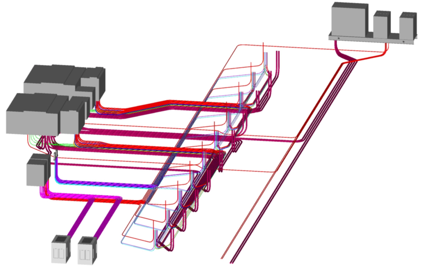 CAD-BIM Modeling | Underground Conduit